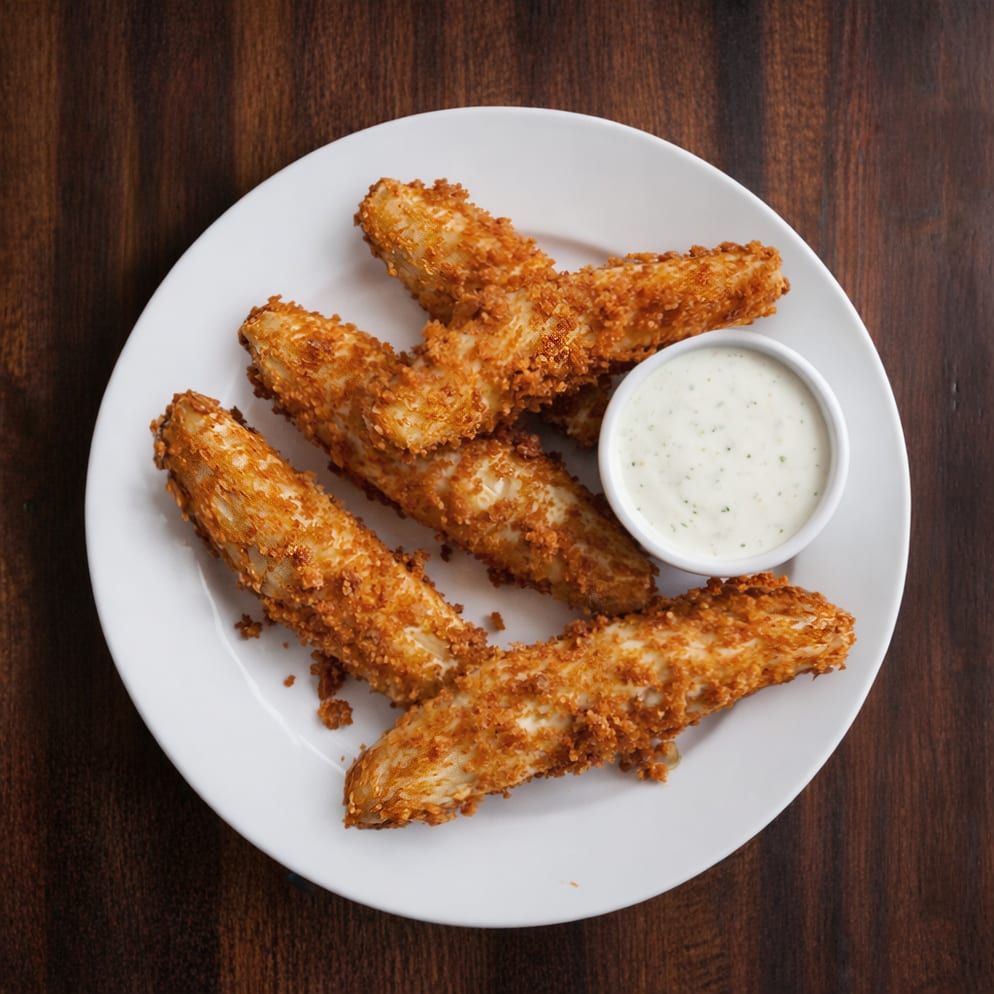Fried Pickle Spears.