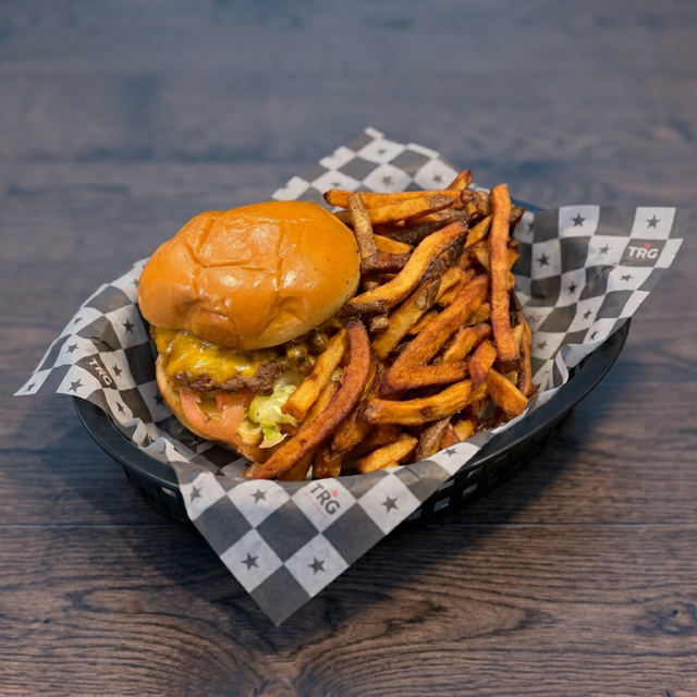 Kids Cheeseburger w/ Fries.