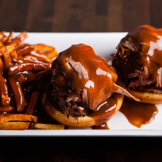 Hot Pit Beef with Gravy